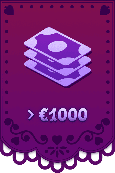 Mache Einzahlungen über 1.000 €
