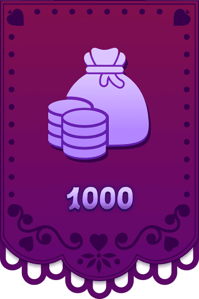 Sammle 1000 Münzen